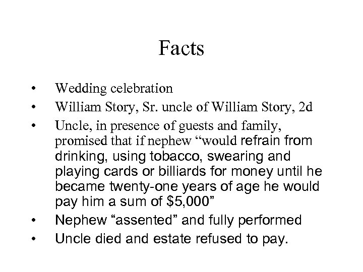 Facts • • • Wedding celebration William Story, Sr. uncle of William Story, 2