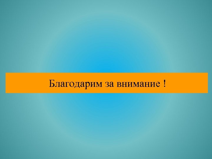 Благодарим за внимание ! 