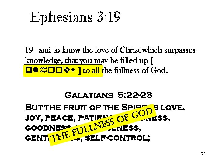 Ephesians 3: 19 19 and to know the love of Christ which surpasses knowledge,