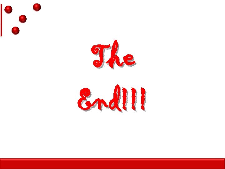 The End!!! 