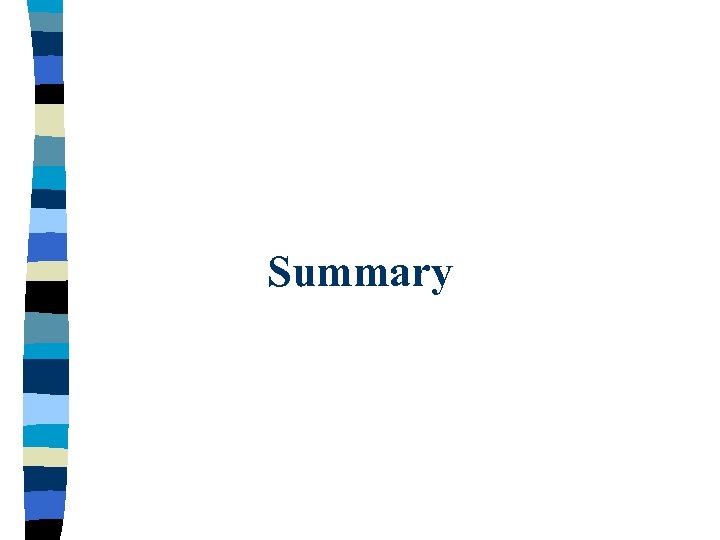 Summary 