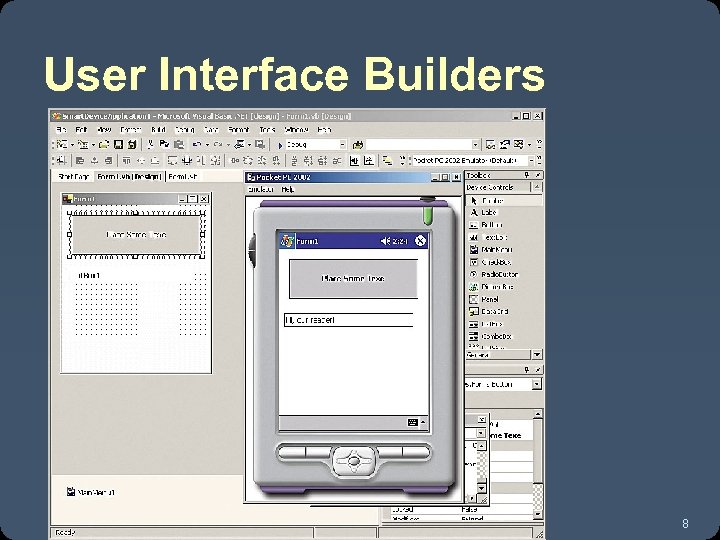 User Interface Builders 8 