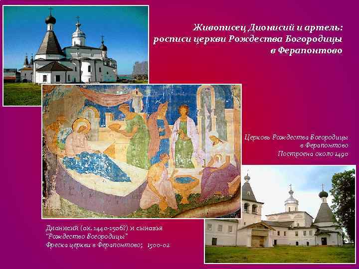 Живописец Дионисий и артель: Живописец Дионисий и артель: