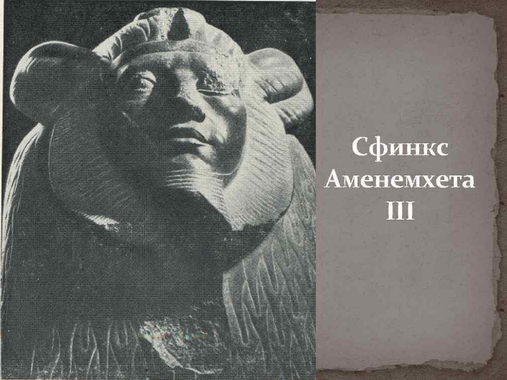  Сфинкс Аменемхета III 