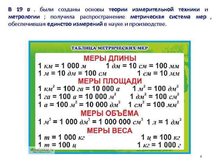 Длина отрезка метрические единицы длины 5 класс