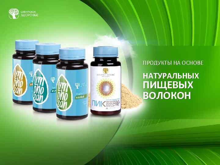 ПРОДУКТЫ НА ОСНОВЕ НАТУРАЛЬНЫХ ПИЩЕВЫХ ВОЛОКОН 