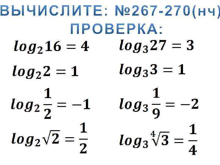 Логарифм свойства логарифма основное логарифмическое тождество