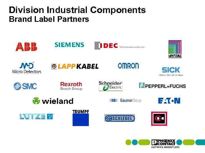 Division Industrial Components Brand Label Partners 