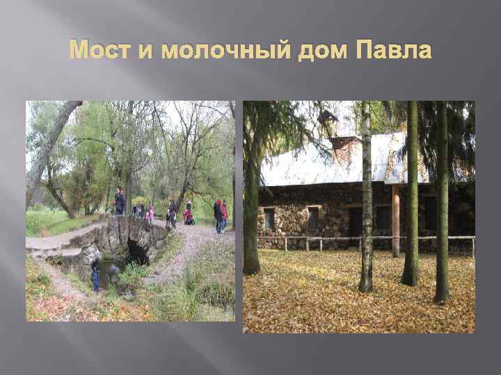 Мост и молочный дом Павла 