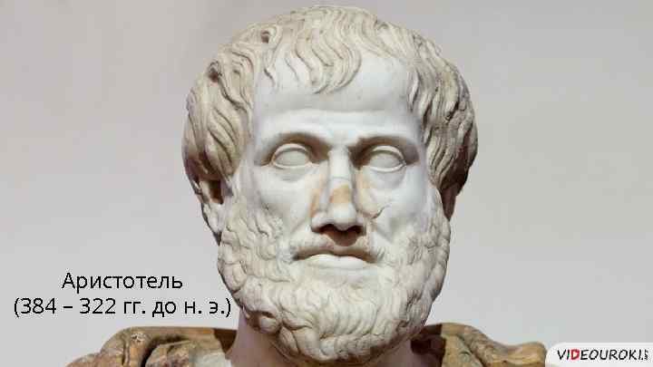 Аристотель (384 – 322 гг. до н. э. ) 