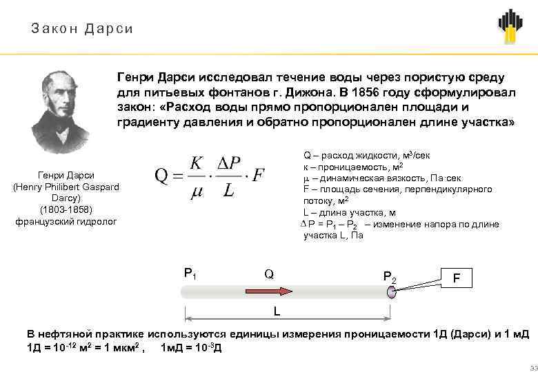 Движение жидкости в пористой среде презентация