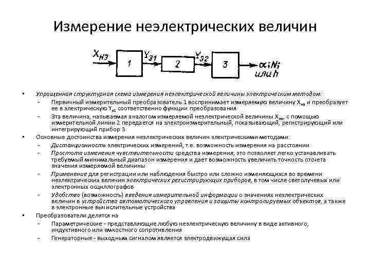 1 структурные схемы приборов для измерения электрических величин