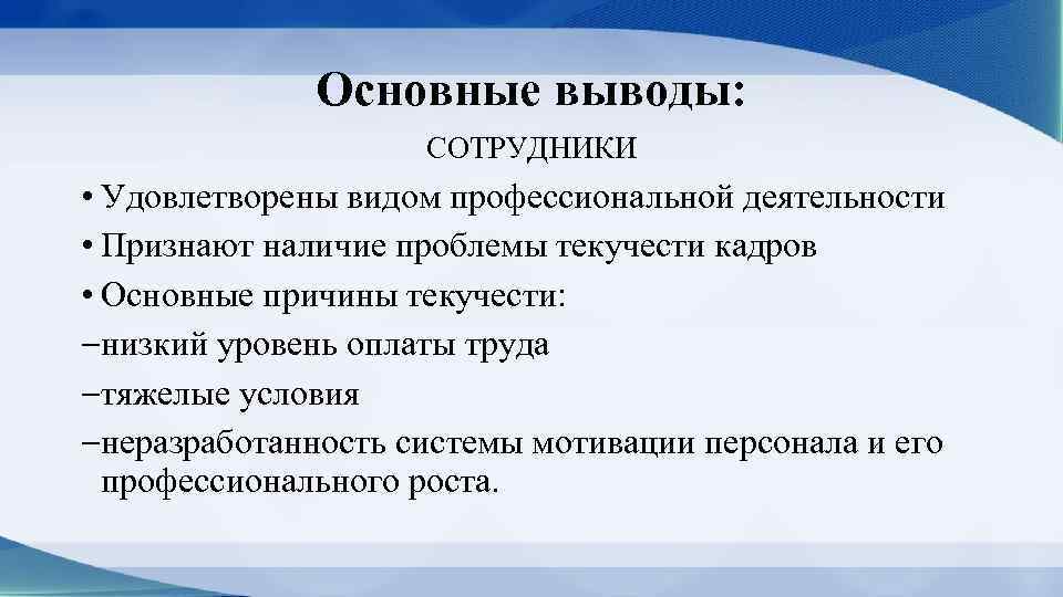 Вывод сотрудников