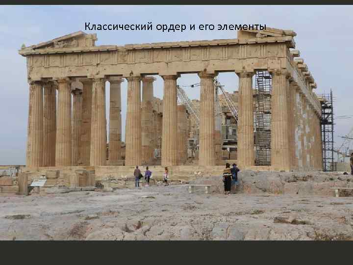 Классический ордер и его элементы 