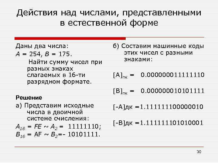 В какой системе счисления работает компьютер