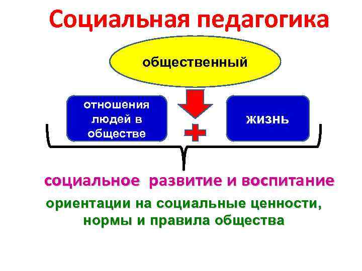 Социальная педагогика общественный отношения людей в обществе жизнь социальное развитие и воспитание ориентации на