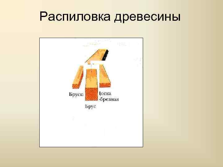 Распиловка древесины 