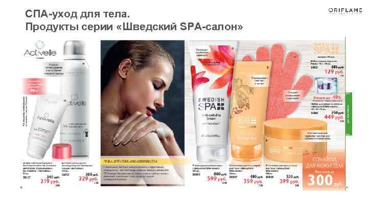 СПА-уход для тела. Продукты серии «Шведский SPA-салон» 