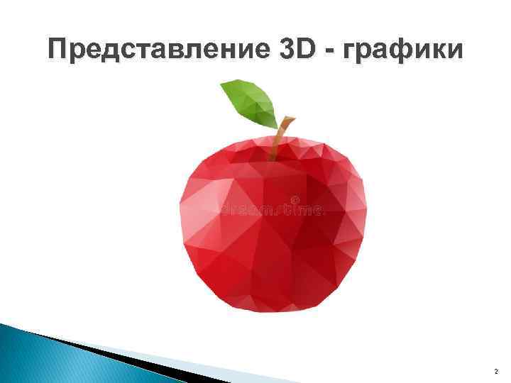 Представление 3 D - графики 2 