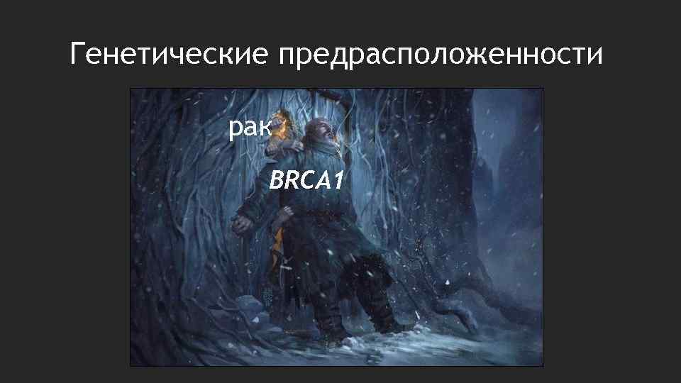 Генетические предрасположенности рак BRCA 1 