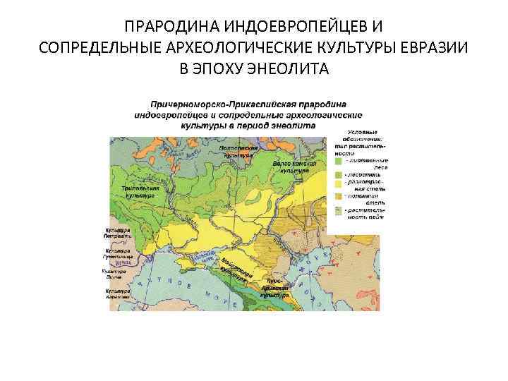 ПРАРОДИНА ИНДОЕВРОПЕЙЦЕВ И СОПРЕДЕЛЬНЫЕ АРХЕОЛОГИЧЕСКИЕ КУЛЬТУРЫ ЕВРАЗИИ В ЭПОХУ ЭНЕОЛИТА 