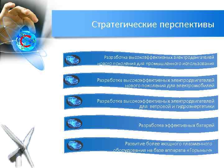 Стратегические перспективы Разработка высокоэффективных электродвигателей нового поколения для промышленного использования Разработка высокоэффективных электродвигателей нового