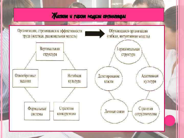 ЖЕСТКАЯ И ГИБКАЯ МОДЕЛИ ОРГАНИЗАЦИИ 