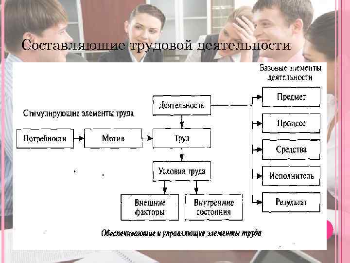 Составляющие трудовой деятельности 