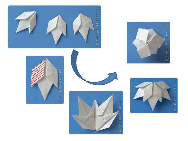 Схема оригами подснежник схема для детей