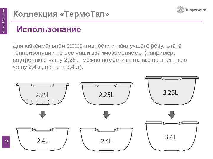 Product information Коллекция «Термо. Тап» Использование Features Для максимальной эффективности и наилучшего результата теплоизоляции