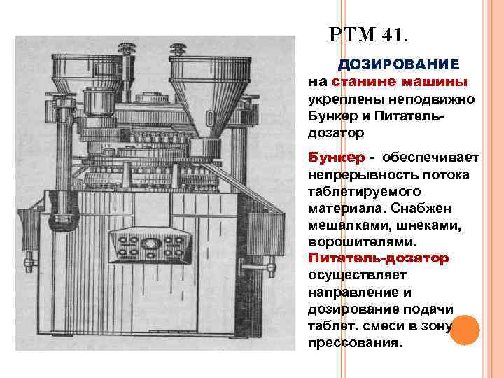 Устройство и принцип работы таблеточных машин схема принцип действия