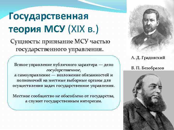 Теория муниципального