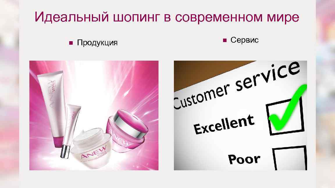 Идеальный шопинг в современном мире n 9 Продукция n Сервис 