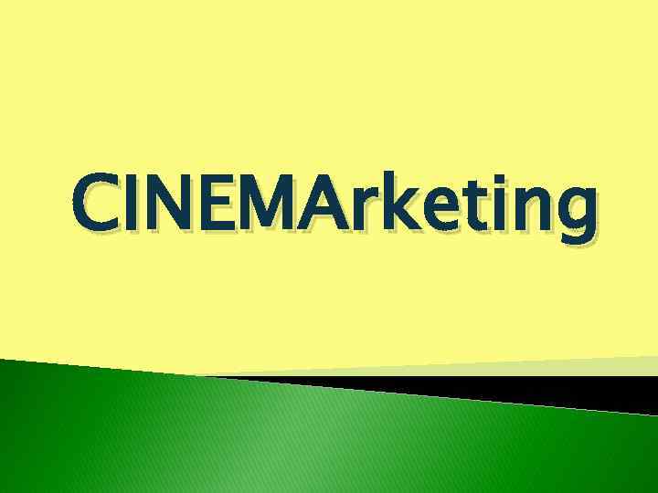 CINEMArketing 