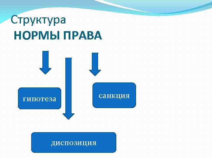 Структура нормы права картинки