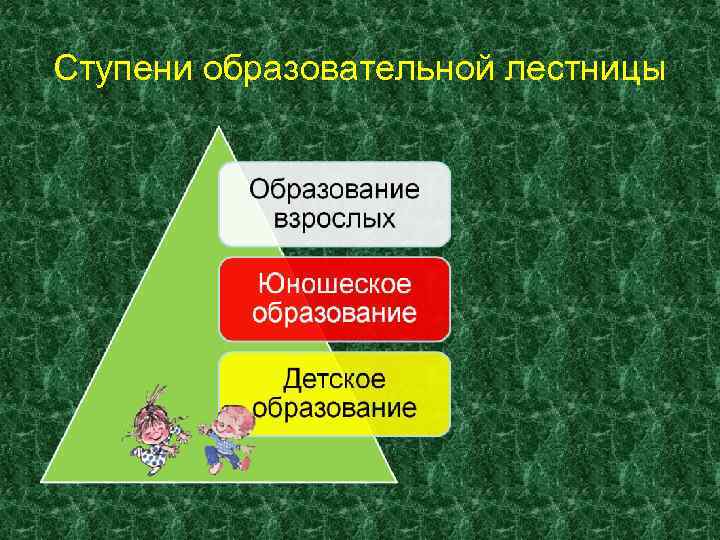 Ступени образовательной лестницы 