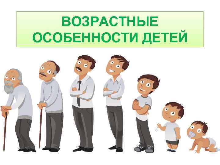 ВОЗРАСТНЫЕ ОСОБЕННОСТИ ДЕТЕЙ 