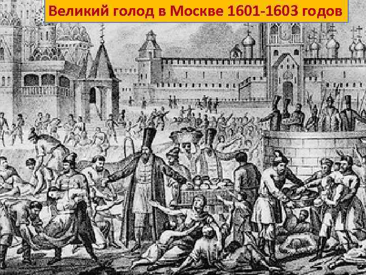 Великий голод в Москве 1601 -1603 годов 