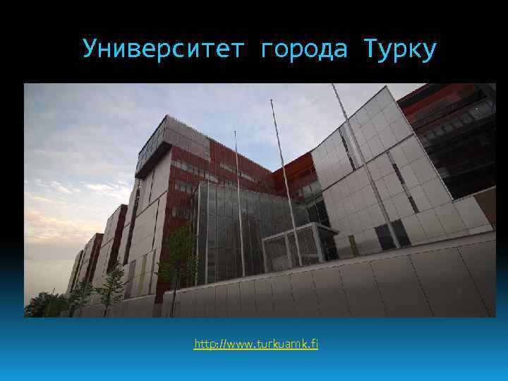 Университет города Турку http: //www. turkuamk. fi 