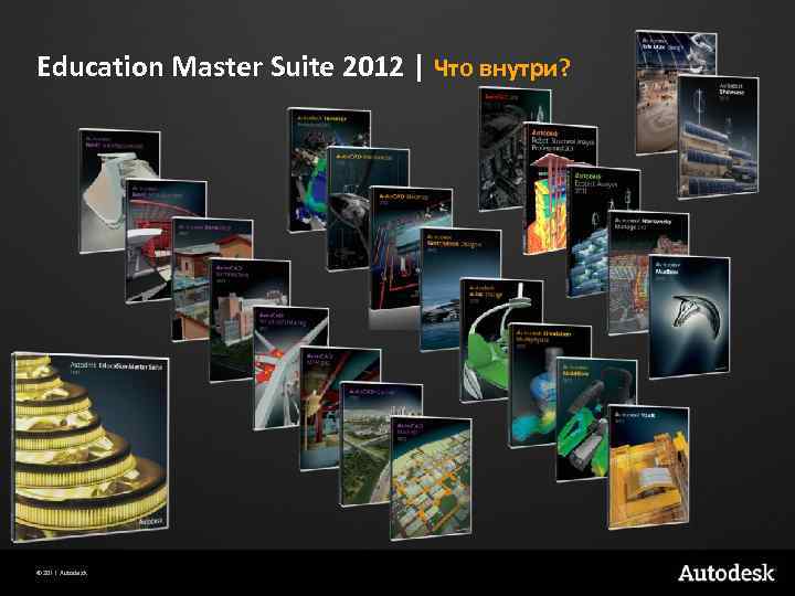 Education Master Suite 2012 | Что внутри? © 2011 Autodesk 