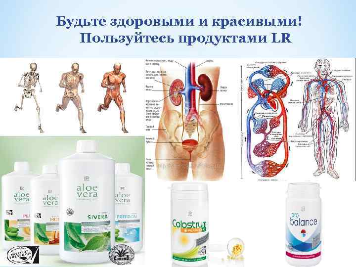 Будьте здоровыми и красивыми! Пользуйтесь продуктами LR 