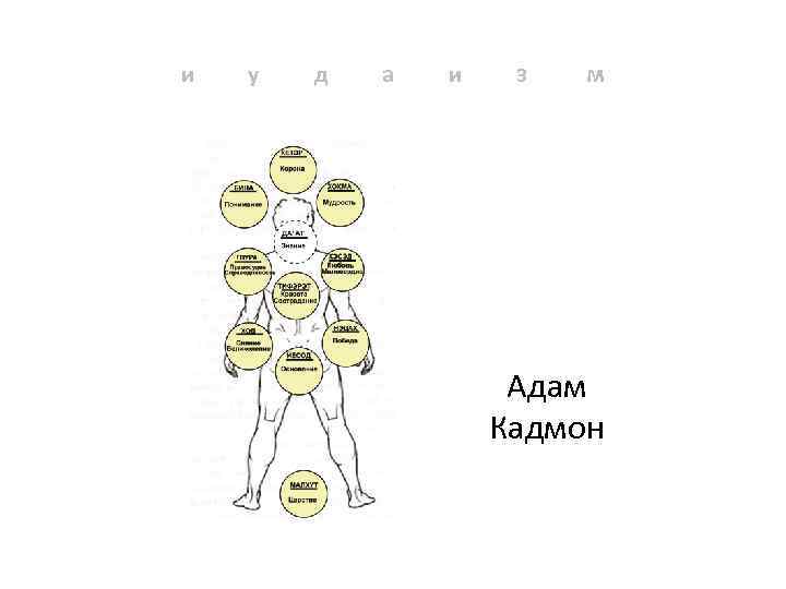и у д а и з м Адам Кадмон 