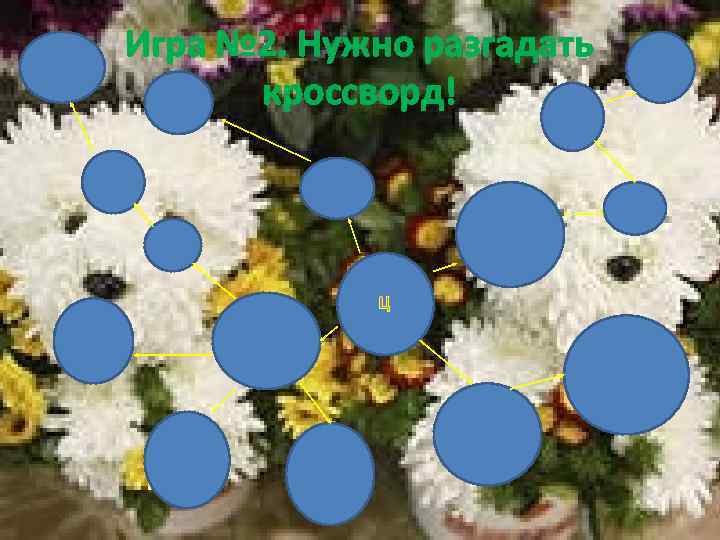 Игра № 2. Нужно разгадать кроссворд! Ц 