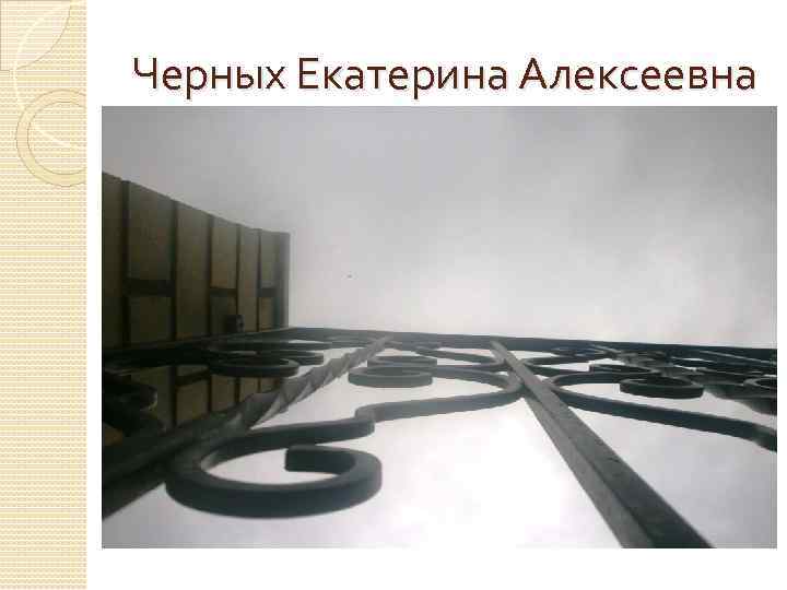 Черных Екатерина Алексеевна 