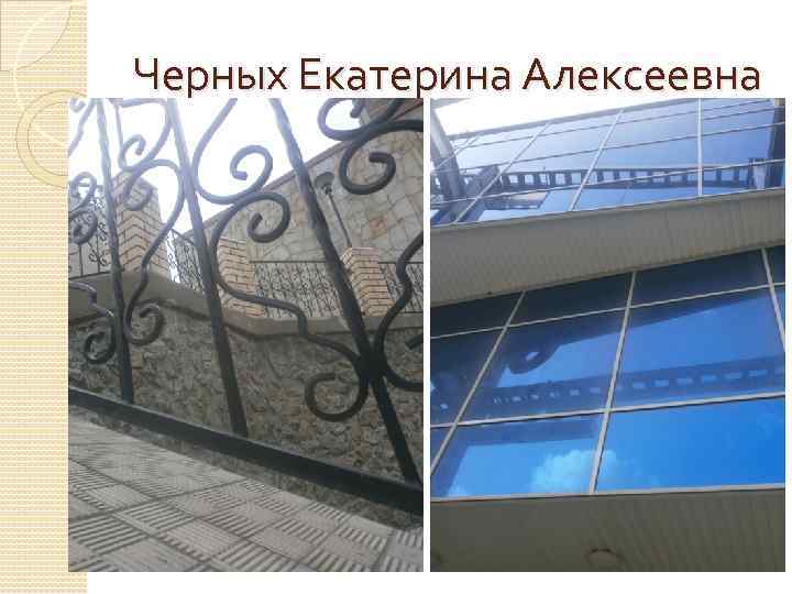 Черных Екатерина Алексеевна 