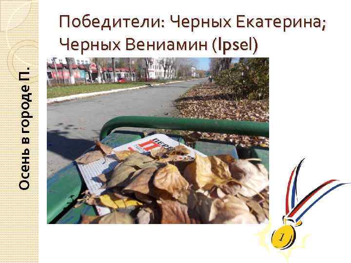 Осень в городе П. Победители: Черных Екатерина; Черных Вениамин (Ipsel) 