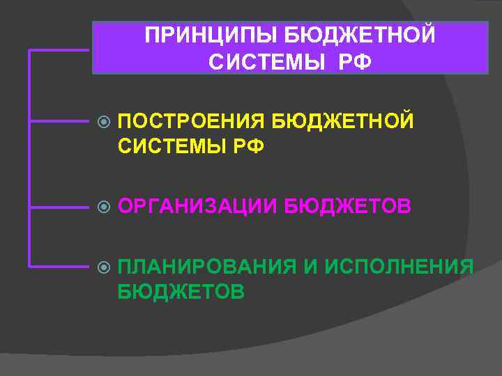 Бюджетная система рф презентация 11 класс