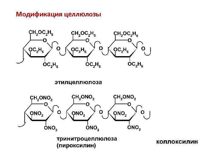 Модификация целлюлозы 