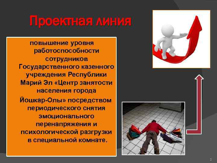 Проектная линия повышение уровня работоспособности сотрудников Государственного казенного учреждения Республики Марий Эл «Центр занятости