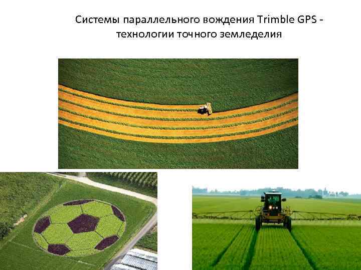 Системы параллельного вождения Trimble GPS - технологии точного земледелия 